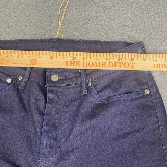 Levis 511 Jeans Mens 33x32 Blue Slim Fit Stretch Denim Pants Stain Flaw Commuter - Picture 11 of 14